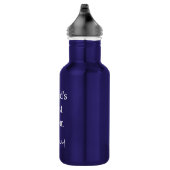 Bouteille D'eau En Acier Inoxydable Jolie maman du monde bleu (Droite)