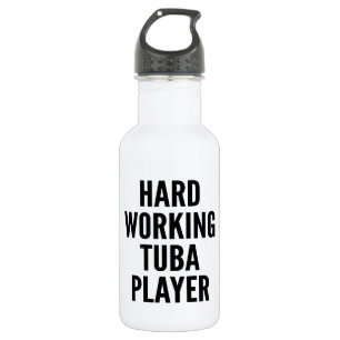 Bouteille D'eau En Acier Inoxydable Joueur Tuba dur