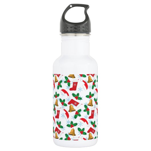 Bouteille D'eau En Acier Inoxydable Joyeux Noël (Devant)
