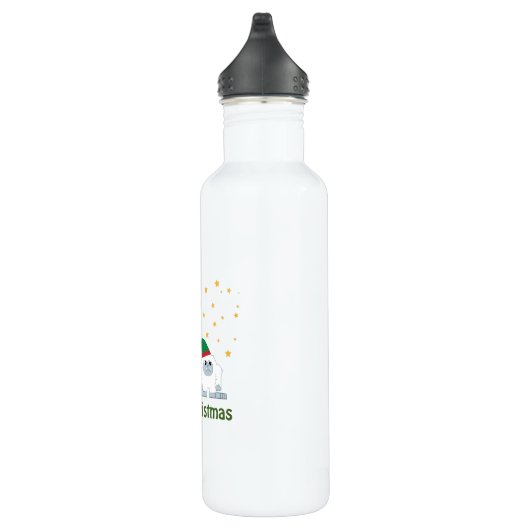 Bouteille D'eau En Acier Inoxydable Joyeux Noël Yeti (Droite)