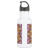 Bouteille D'eau En Acier Inoxydable Kaleidoscope rose (Dos)