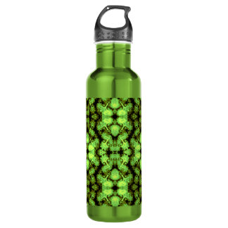 Bouteille D'eau En Acier Inoxydable Kaléidoscope vert de Bouddha
