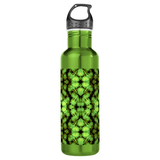 Bouteille D'eau En Acier Inoxydable Kaléidoscope vert de Bouddha (Devant)