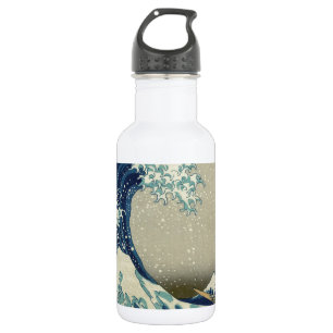 Bouteille D'eau En Acier Inoxydable Katsushika Hokusai : La Grande Vague à Kanagawa