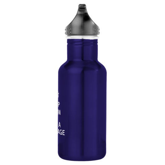 Bouteille D'eau En Acier Inoxydable Keep Calm and Get a massage (Droite)