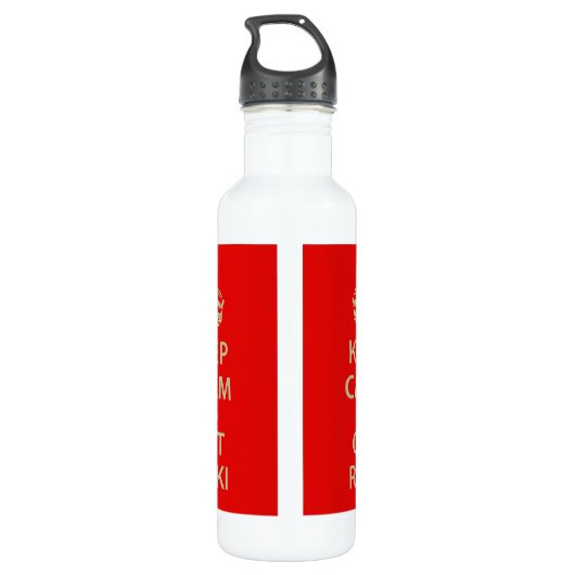 Bouteille D'eau En Acier Inoxydable Keep Calm and Get Reiki (Dos)