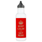 Bouteille D'eau En Acier Inoxydable Keep Calm and Get Reiki (Droite)