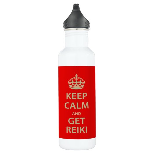Bouteille D'eau En Acier Inoxydable Keep Calm and Get Reiki (Droite)