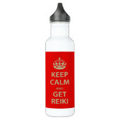 Bouteille D'eau En Acier Inoxydable Keep Calm and Get Reiki (Gauche)
