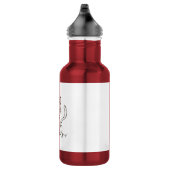 Bouteille D'eau En Acier Inoxydable Kitty peint (Droite)