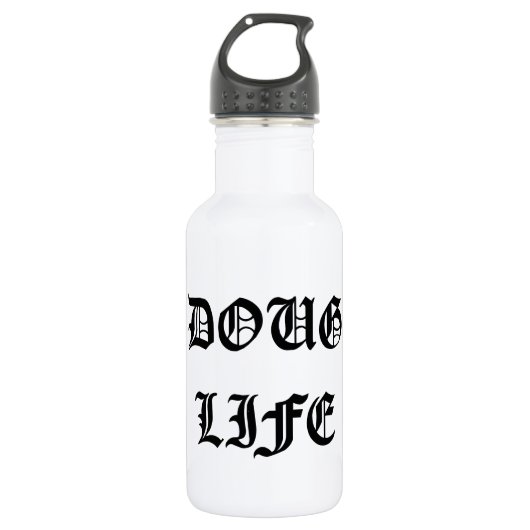 Bouteille D'eau En Acier Inoxydable La vie de Doug (Devant)