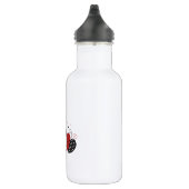Bouteille D'eau En Acier Inoxydable Ladybug Heart mignon (Droite)