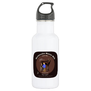 Bouteille D'eau En Acier Inoxydable Lait d'orignal Matanuska