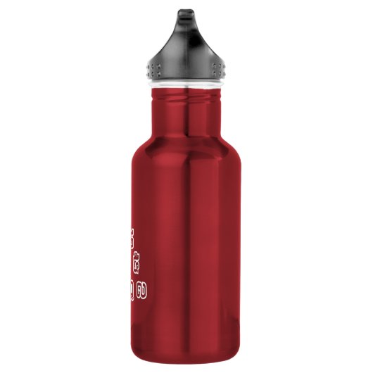 Bouteille D'eau En Acier Inoxydable Laos / Laos Numéros Pyramid Laotien Script (Droite)