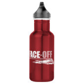 Bouteille D'eau En Acier Inoxydable L'As Face-Off (Hockey) (Droite)