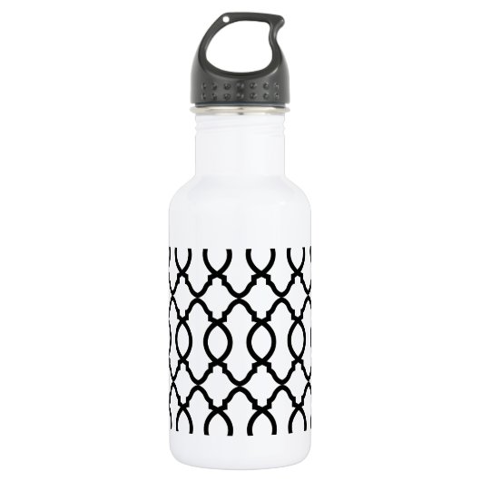Bouteille D'eau En Acier Inoxydable Latis Motif géométrique (Devant)