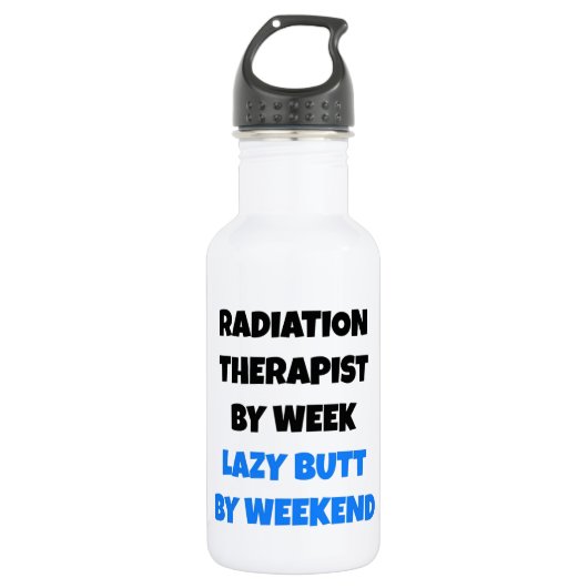 Bouteille D'eau En Acier Inoxydable Lazy Butt Radiothérapie (Devant)