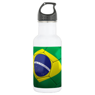 Bouteille D'eau En Acier Inoxydable Le football du Brésil