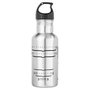 BOUTEILLE D'EAU EN ACIER INOXYDABLE LE "NOMBRE DE GRAHAM "