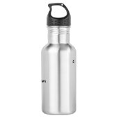 BOUTEILLE D'EAU EN ACIER INOXYDABLE LE "NOMBRE DE GRAHAM " (Dos)