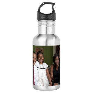 Bouteille D'eau En Acier Inoxydable Le président Barack Obama et sa famille