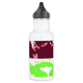 Bouteille D'eau En Acier Inoxydable Lémuriens Pop Art (Droite)