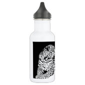 Bouteille D'eau En Acier Inoxydable Léopard noir et blanc (Gauche)