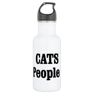Bouteille D'eau En Acier Inoxydable Les CATS Sont Aussi Des Gens !
