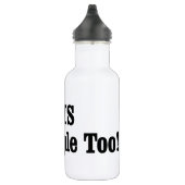 Bouteille D'eau En Acier Inoxydable Les CATS Sont Aussi Des Gens ! (Droite)