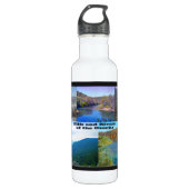 Bouteille D'eau En Acier Inoxydable Les collines et les rivières des Ozarks (Devant)
