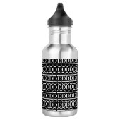 Bouteille D'eau En Acier Inoxydable Lettre initiale D monogramme (Droite)