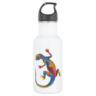 Bouteille D'eau En Acier Inoxydable Lézard peint