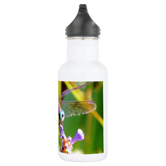 Bouteille D'eau En Acier Inoxydable libellule turquoise et violette (Droite)