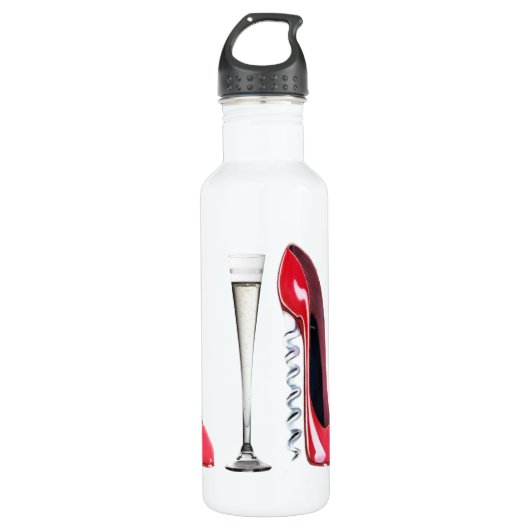 Bouteille D'eau En Acier Inoxydable Liberté rouge de stylet de tire-bouchon et de (Devant)