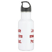 Bouteille D'eau En Acier Inoxydable "Lieber Chef, bitte werde erwachsen..." (Dos)