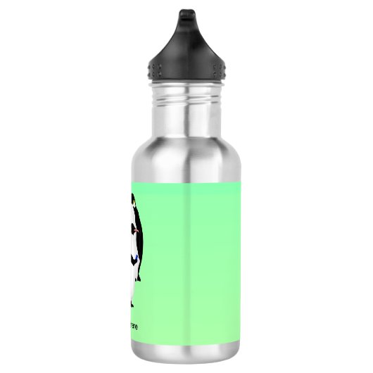 Bouteille D'eau En Acier Inoxydable Ligne Empereur Penguin (Droite)