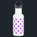 Bouteille D'eau En Acier Inoxydable Lilac et pois blancs<br><div class="desc">Lilac et pois blancs</div>