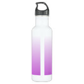 Bouteille D'eau En Acier Inoxydable Lilac violet ombre nom personnalisé (Dos)