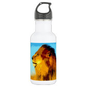 Bouteille D'eau En Acier Inoxydable Lion Pop Art (Devant)