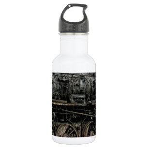 Bouteille D'eau En Acier Inoxydable locomotive à vapeur train rail chemin de fer