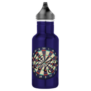 Bouteille D'eau En Acier Inoxydable Logo Dartboard et Darts,