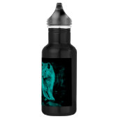 Bouteille D'eau En Acier Inoxydable Loup et corbeau dans la nuit (Droite)