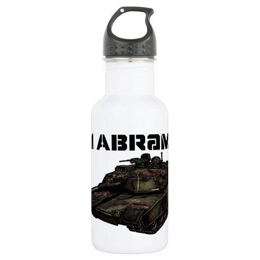 Bouteille D'eau En Acier Inoxydable M1 Abrams (Devant)
