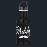 Bouteille D'eau En Acier Inoxydable M. Mustache marié récemment Groom Honeymoon hubby<br><div class="desc">M. Mustache a récemment marié Groom Honeymoon hubby bouteille d'eau.</div>