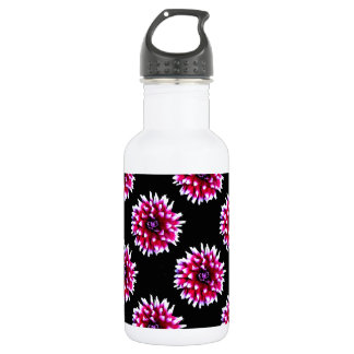 Bouteille D'eau En Acier Inoxydable Magnifique fleur de dahlia rose motif de nature
