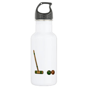 Bouteille D'eau En Acier Inoxydable Maillet et boules de croquet