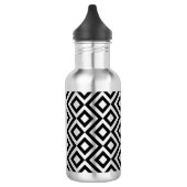 Bouteille D'eau En Acier Inoxydable Mander noir et argent (Gauche)