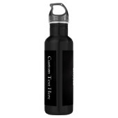 Bouteille D'eau En Acier Inoxydable Medical Caduceus Laurel (Dos)