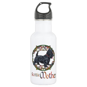 Bouteille D'eau En Acier Inoxydable Mère Terrier Celtique Écossais