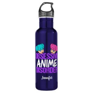 Bouteille D'eau En Acier Inoxydable Mignon hanté par Anime drôle